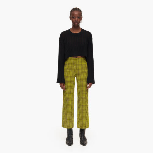 Bimba Y Lola Yellow gingham trousers Rather Saucy
