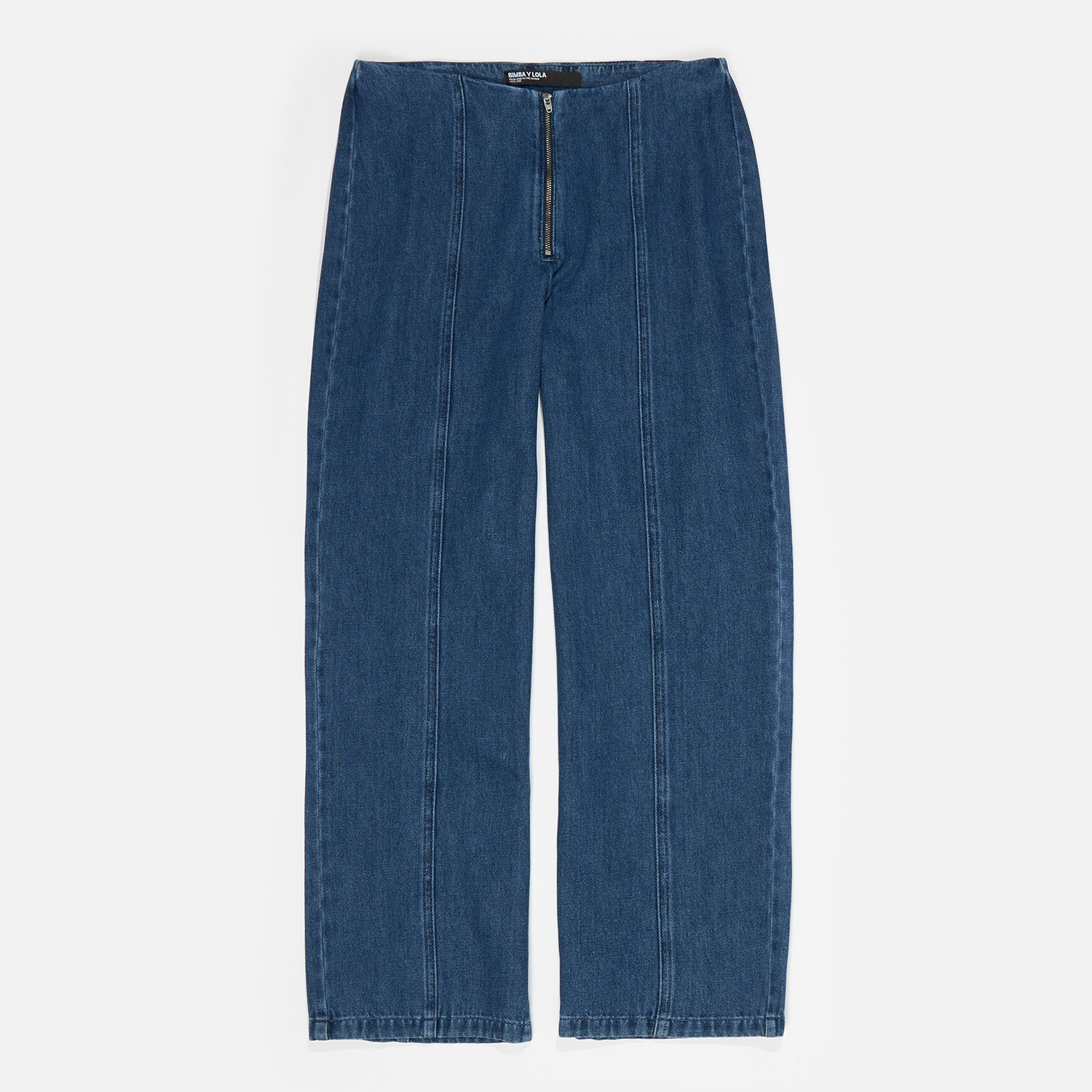 BIMBA Y LOLA Blue denim straight jeans