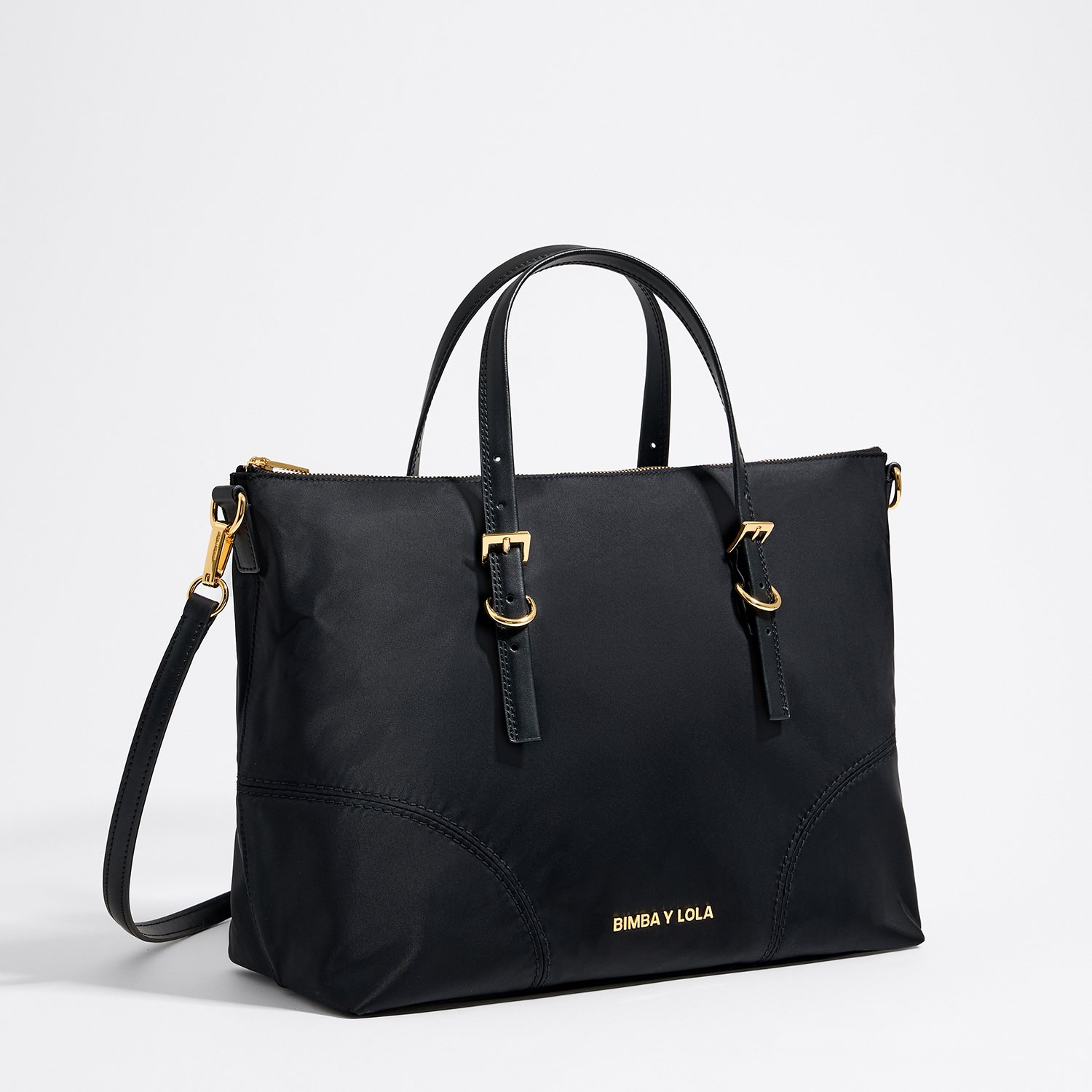 Photograph of BIMBA Y LOLA Large black shopper bag