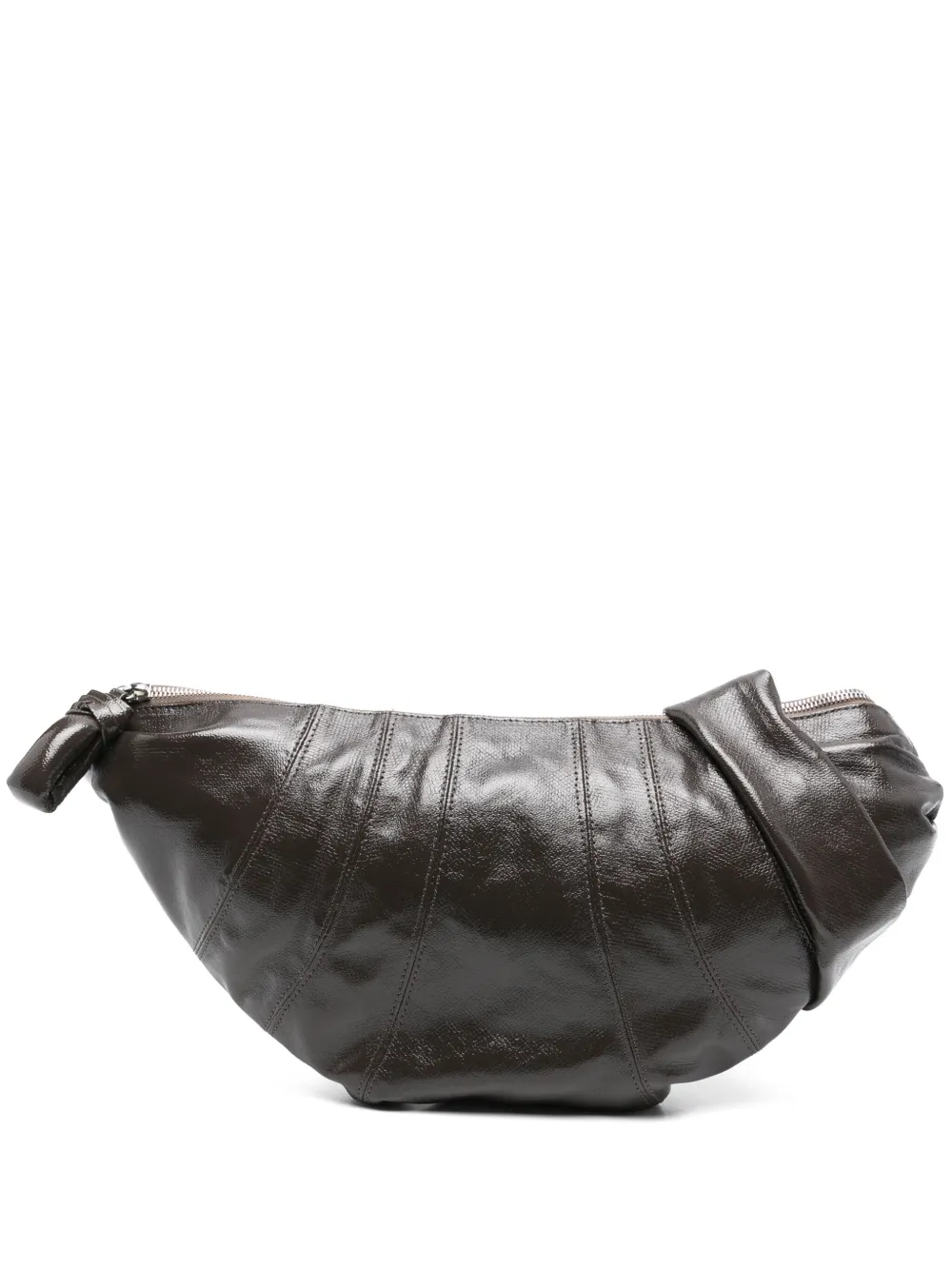 Photograph of Lemaire Medium Croissant Shoulder Bag Dark Tobacco