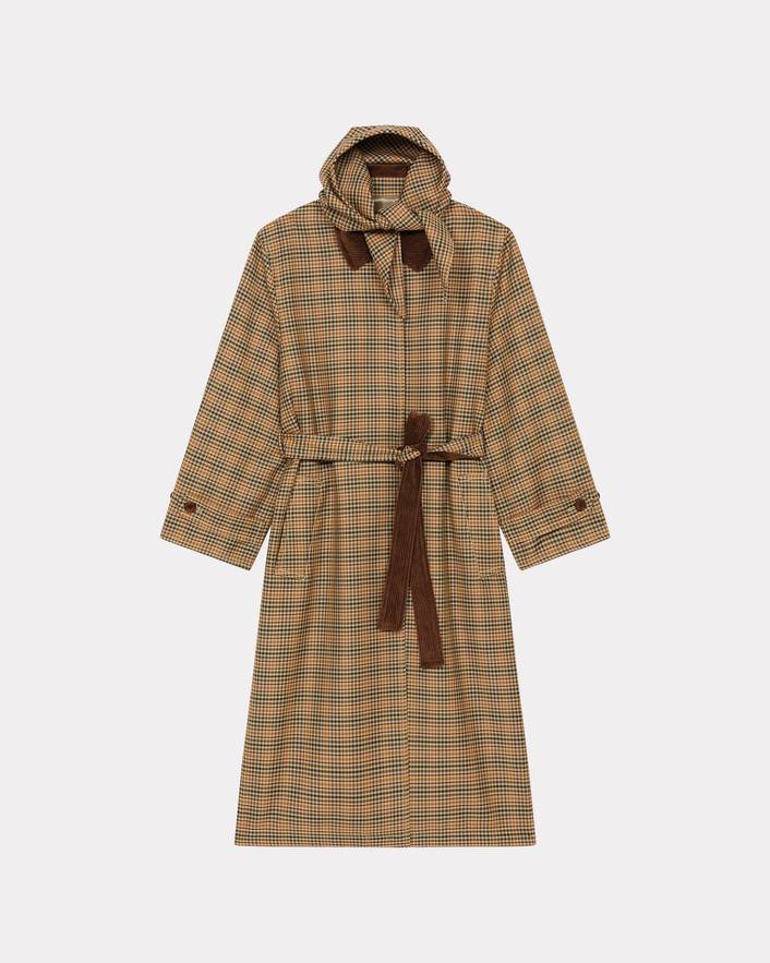 Photograph of KENZO Women Trench Coat With Hood