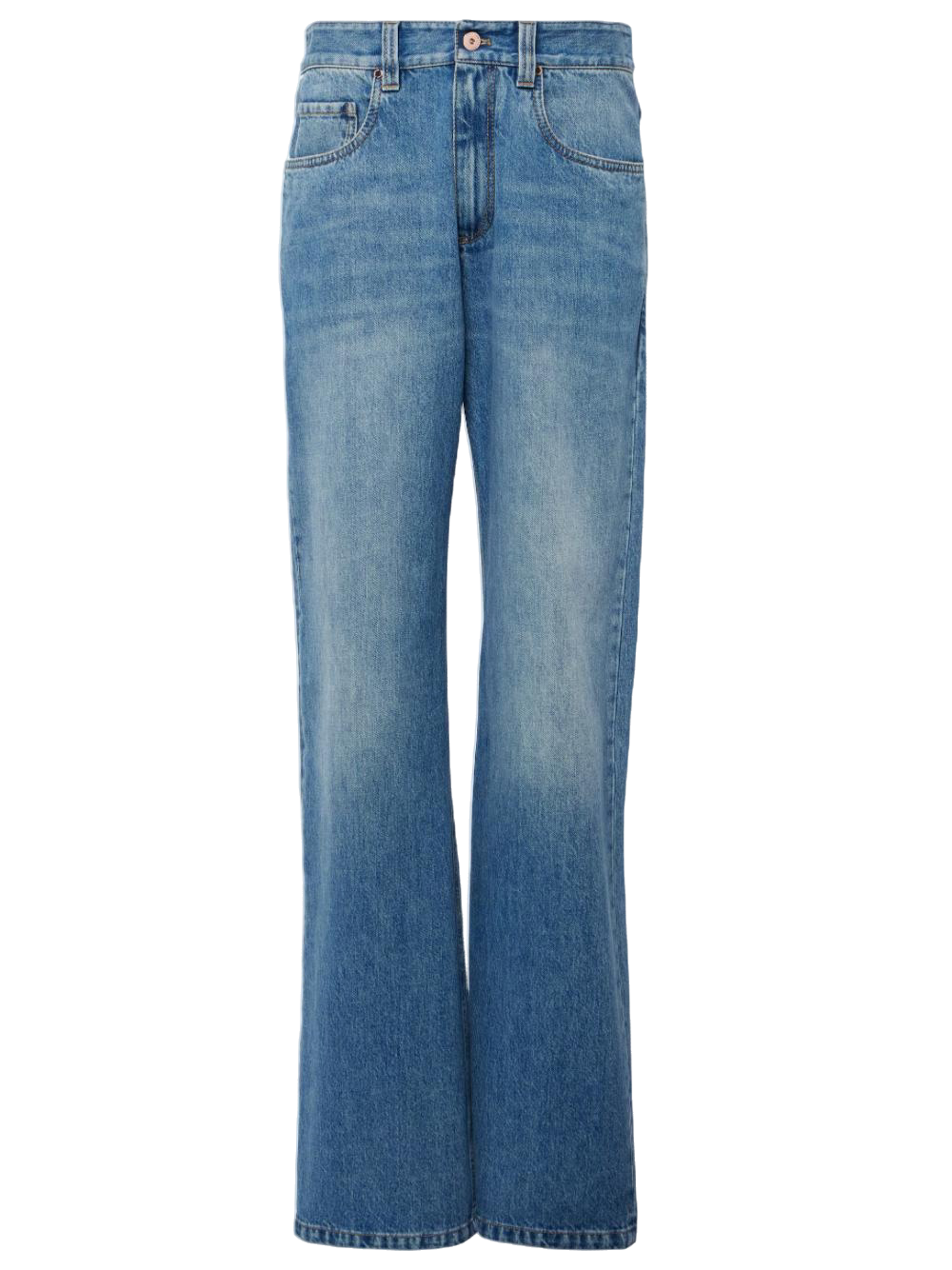 Photograph of Brunello Cucinelli Loose Denim Jeans Blue