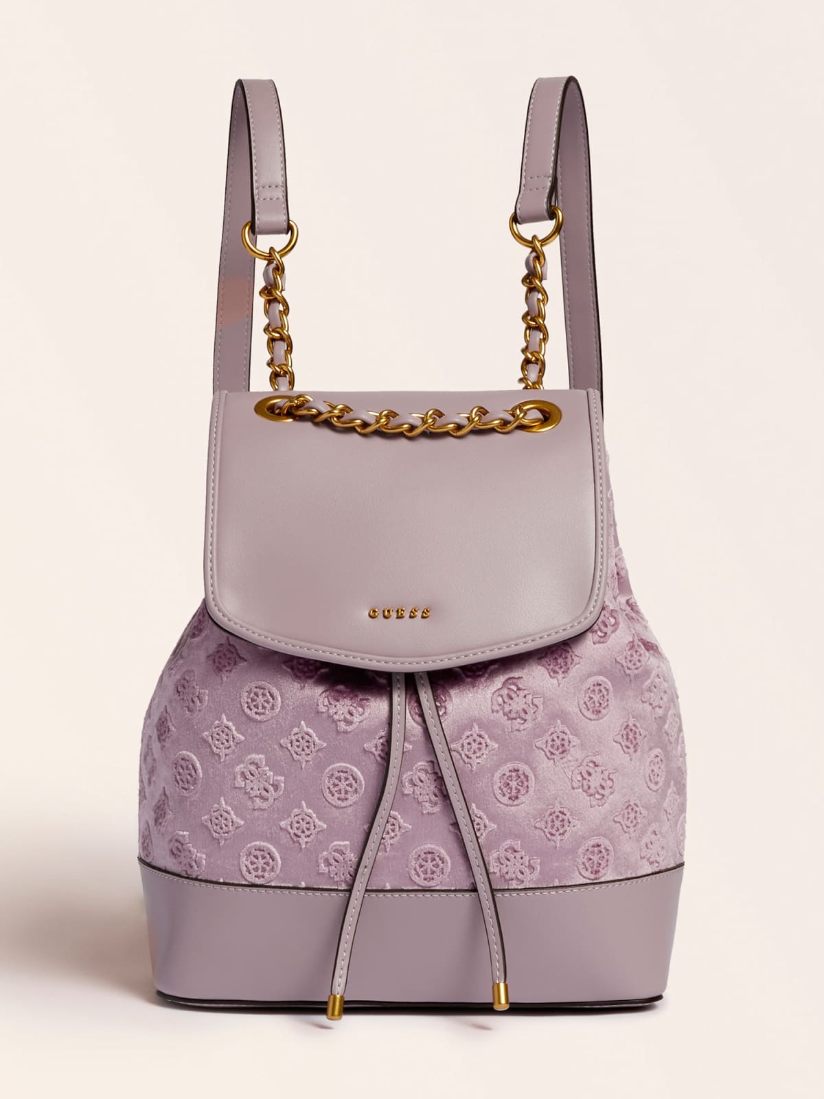 Guess Kimi Velvet Backpack Rather Saucy