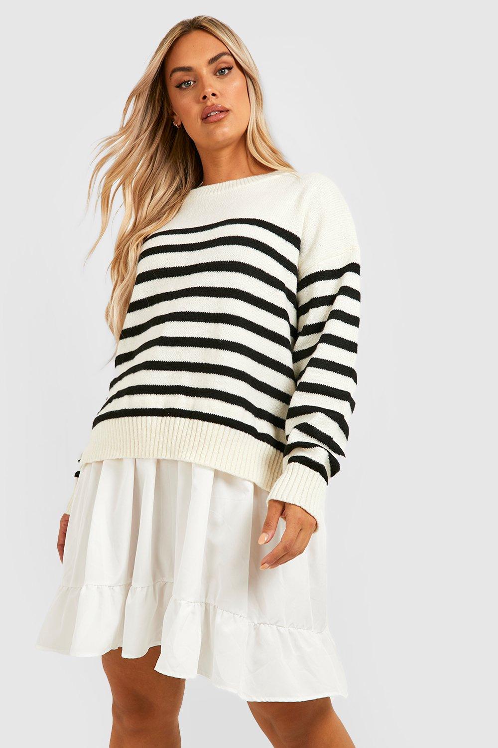 White shirt dress with jumper discount