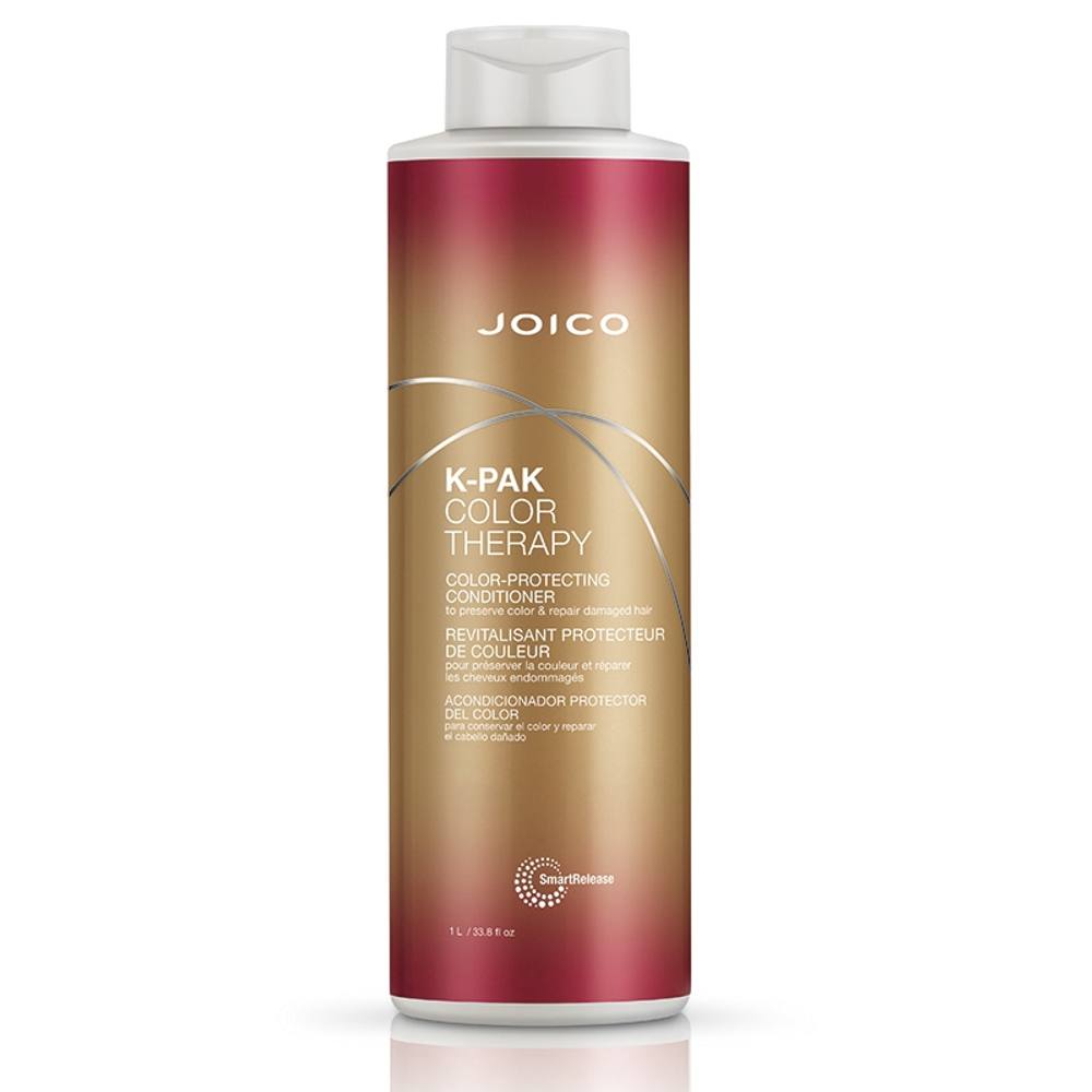 JOICO Color Therapy Color-Protecting Conditioner to Preserve Color & Repair Damaged Hair 1000ml in Clear