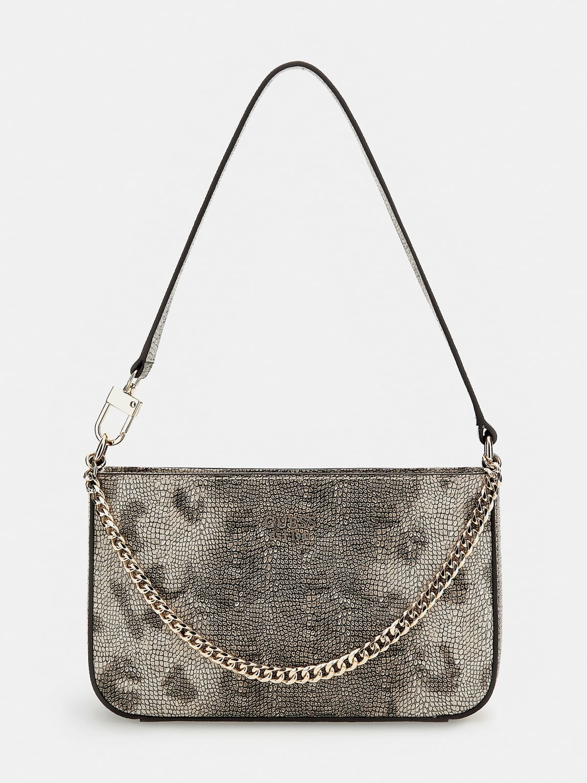 Photograph of Guess Katey Python Print Mini Shoulder Bag