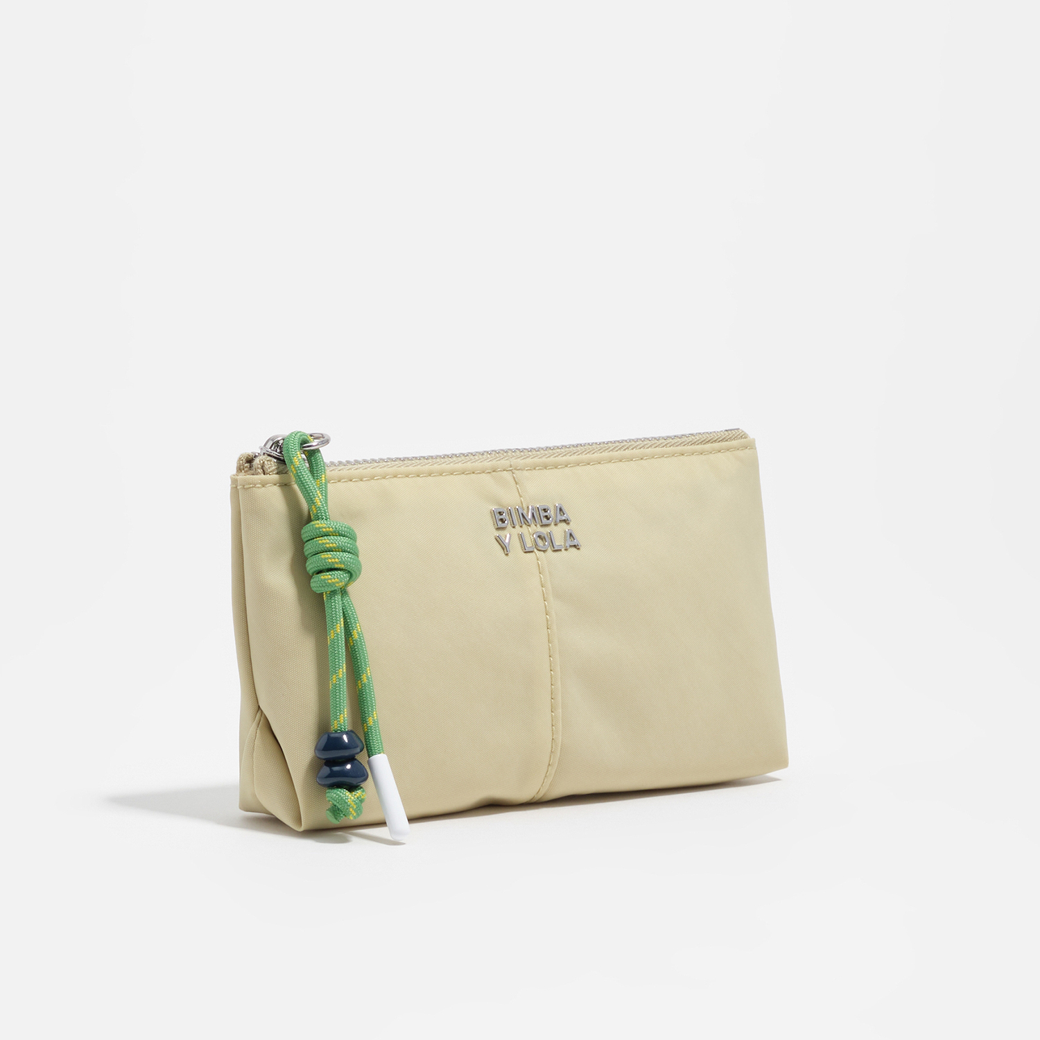 BIMBA Y LOLA Apple green nylon coin purse
