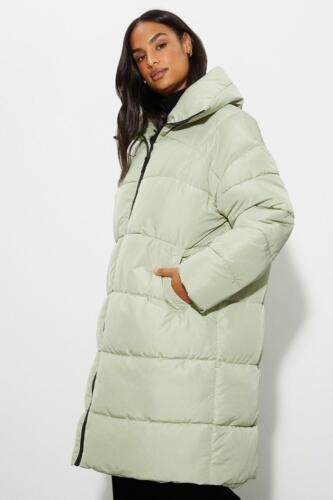 Dorothy Perkins Womens Oversized Padded Longline Coat Rather Saucy