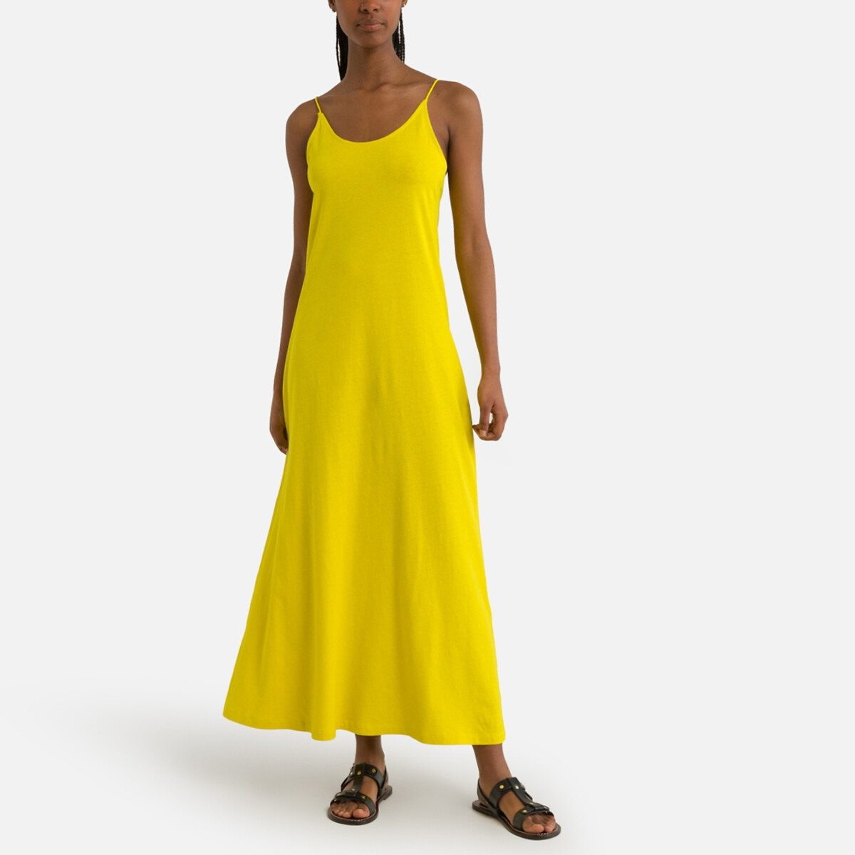 American Vintage Lopintale Maxi Cami Dress in Cotton Linen Rather Saucy