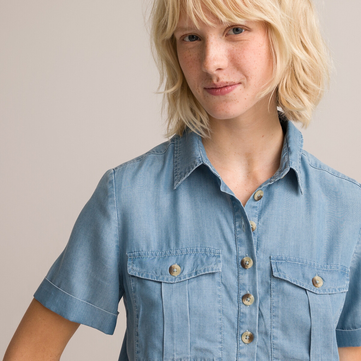 La redoute denim dress outlet
