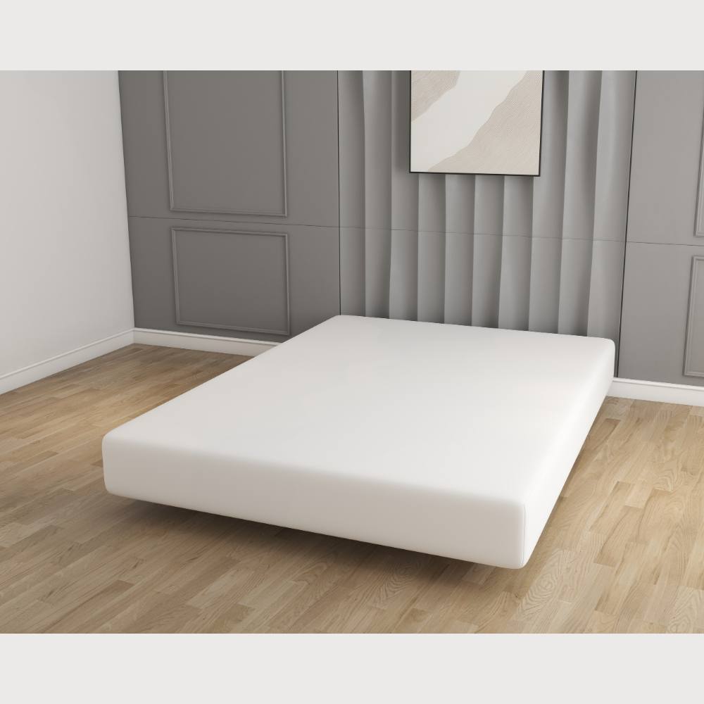 BSSPOKE 6" Memory Foam with Reflex Foam Mattress in White | Size: Super King