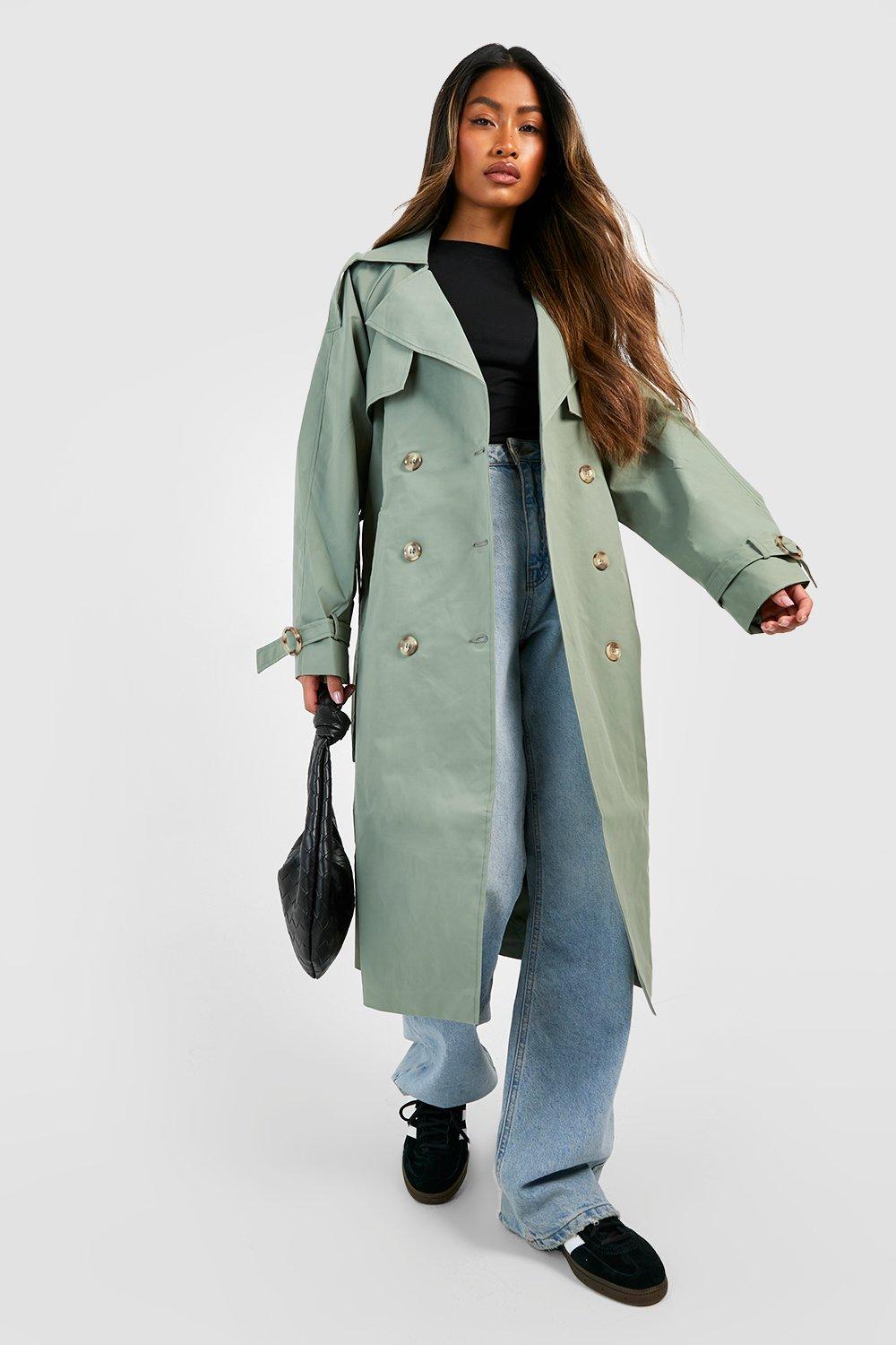 Belted double breasted coat hotsell
