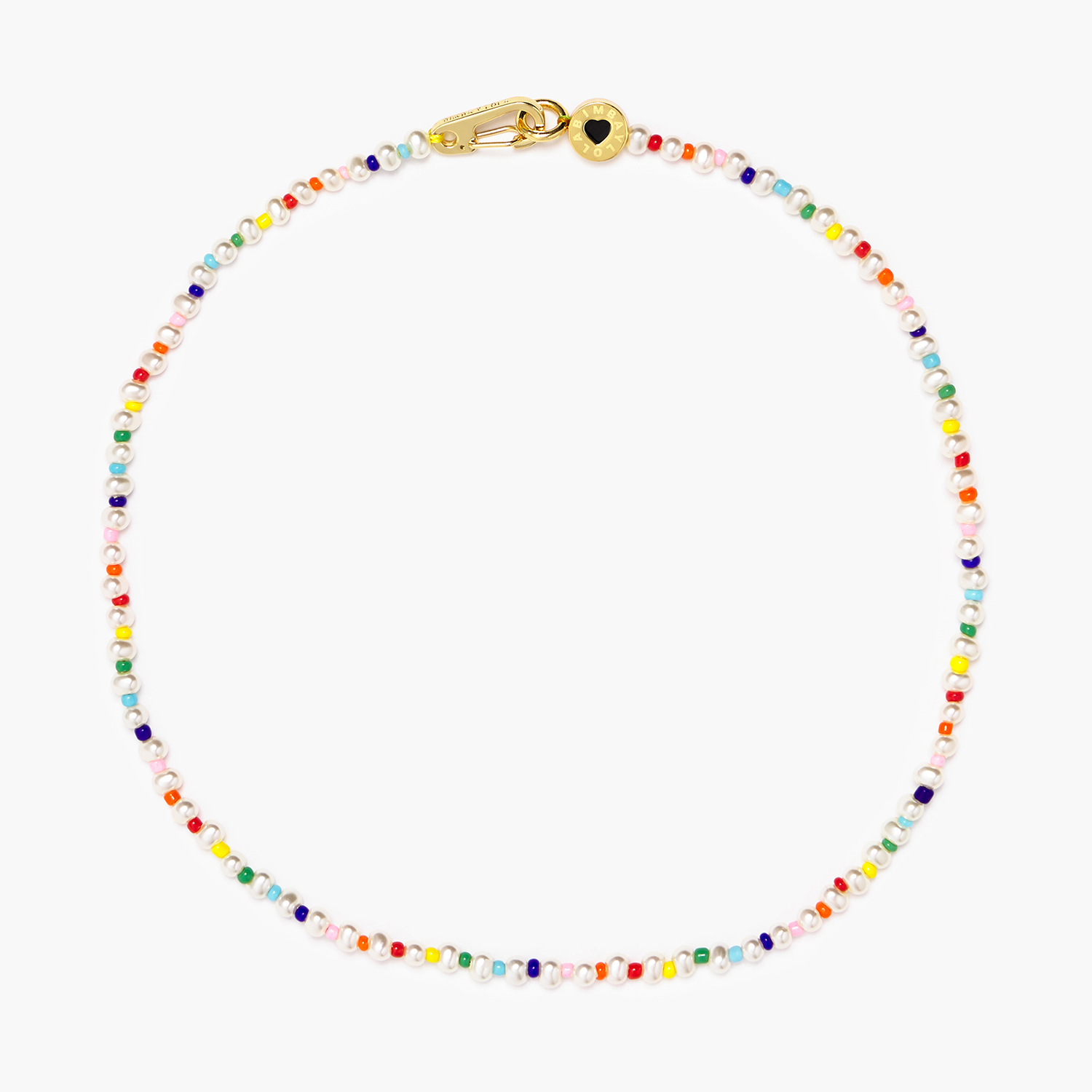 Photograph of Bimba Y Lola Multicolor beads pearl necklace
